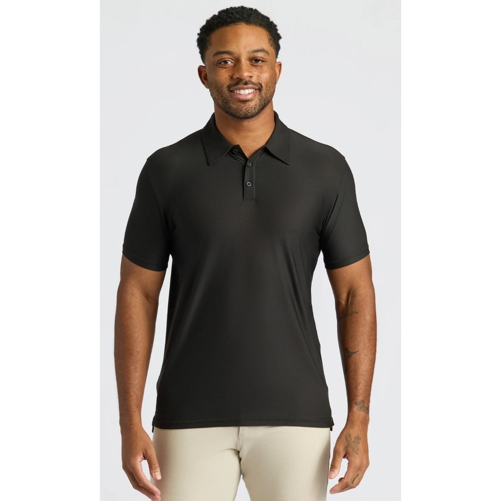 True Classic Mens Active Polo Navy Blue Premium Fitted Short Sleeve XL TCT4505